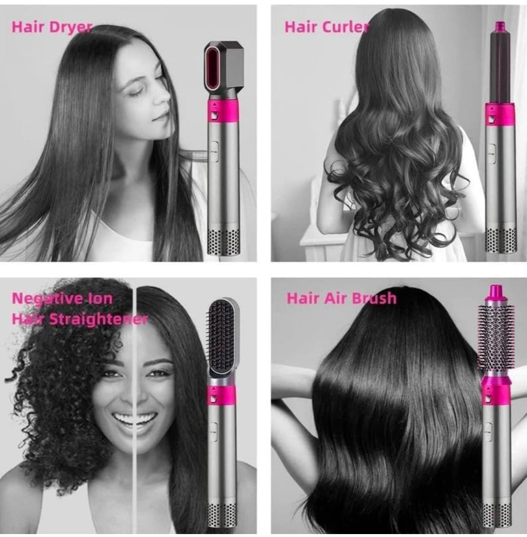 5 in 1 hair styler.